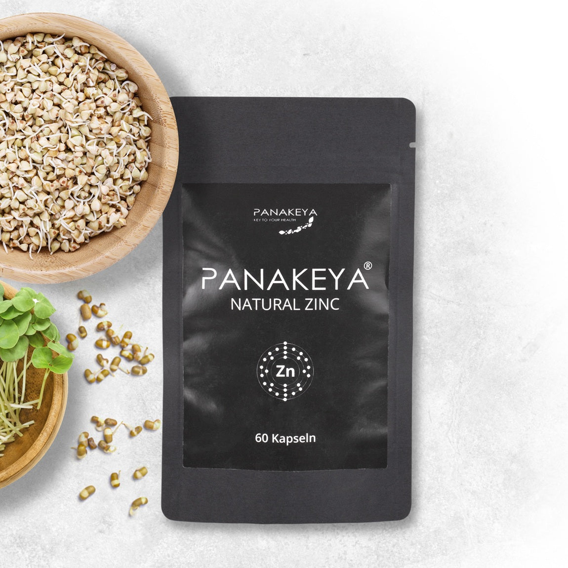 PANAKEYA® Natural Zinc – integratore alimentare (60 capsule)