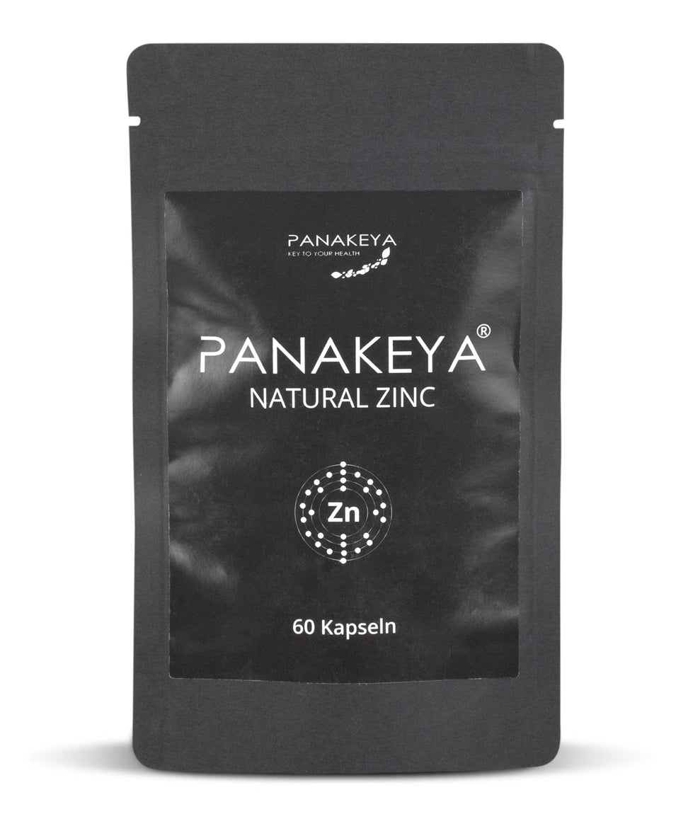 PANAKEYA® Natural Zinc – integratore alimentare (60 capsule)